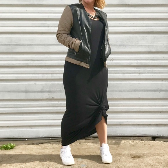 Gi Sono By: Cavalini Jackets & Blazers - Gi Sono Duel Media Moto Bomber Style Jacket